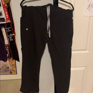 Brand new black figs scrubs